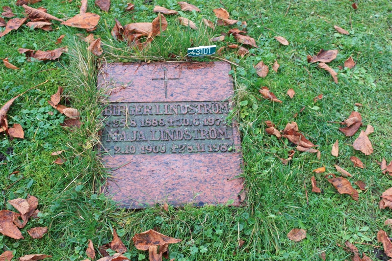 Grave number: Ö U09   101