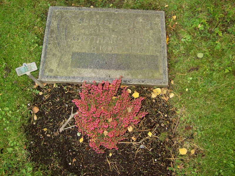 Grave number: 1 B  172