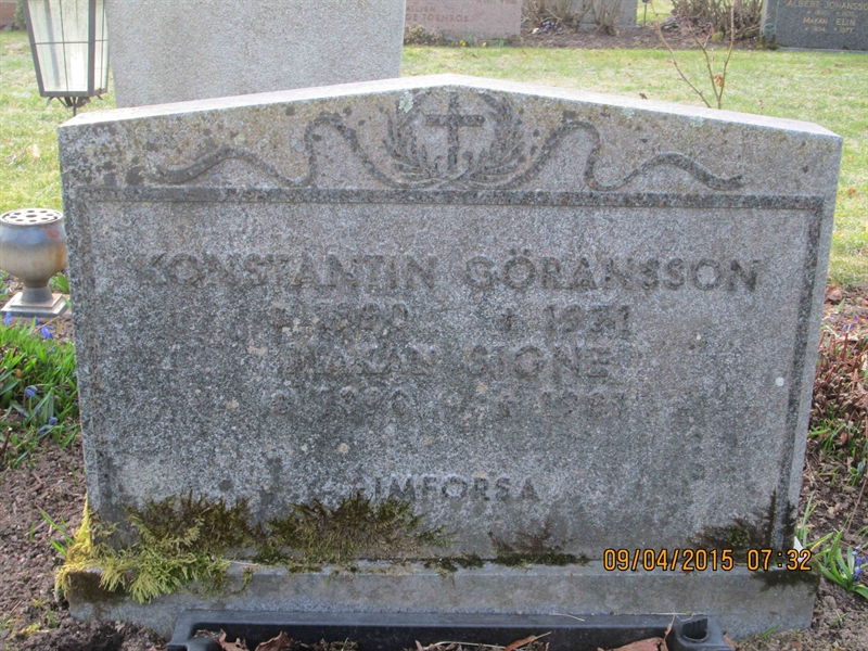 Grave number: TJ A   153, 154