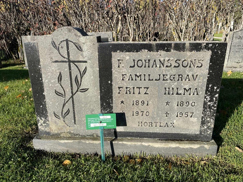 Grave number: 1 D   263Allm