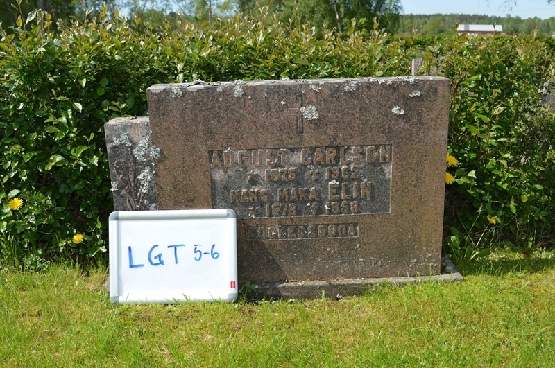 Grave number: LG T     5, 6