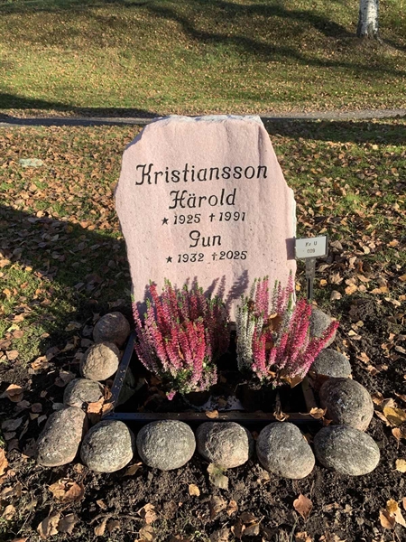 Grave number: 1 U     9