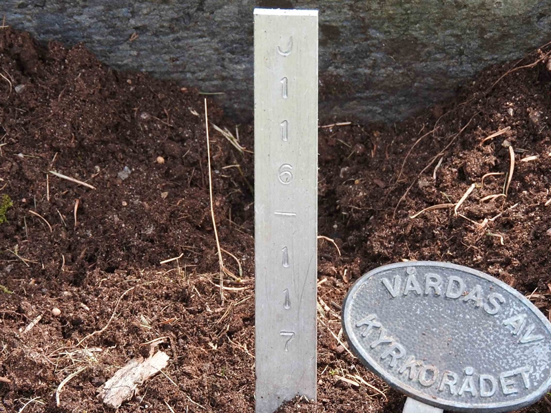 Gravnummer: BK J   116-117