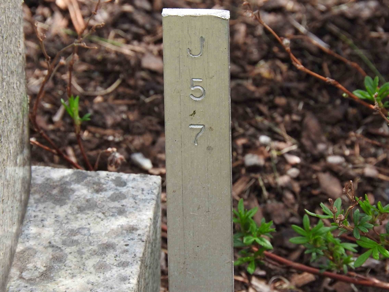 Gravnummer: BK J    57
