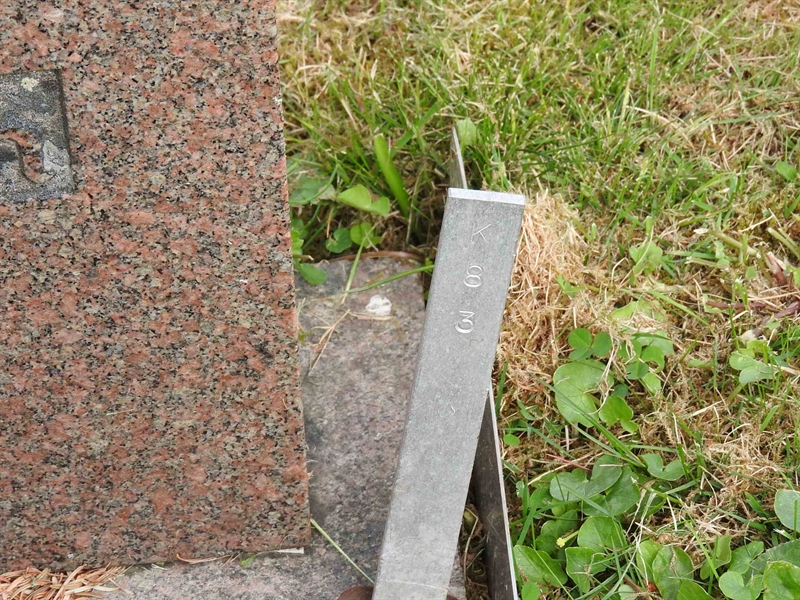 Gravnummer: BK K    83