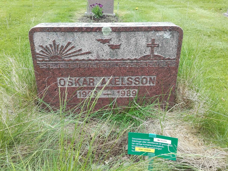Grave number: KA 11   111
