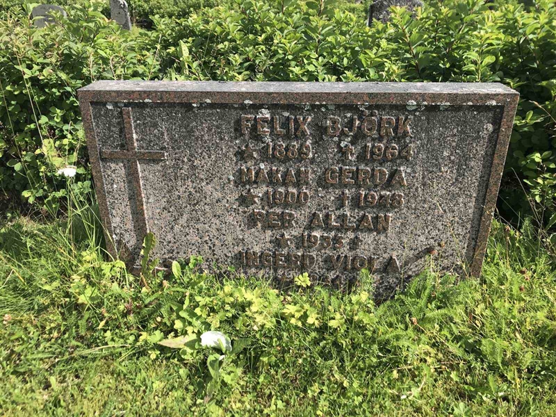 Grave number: DU GS    54
