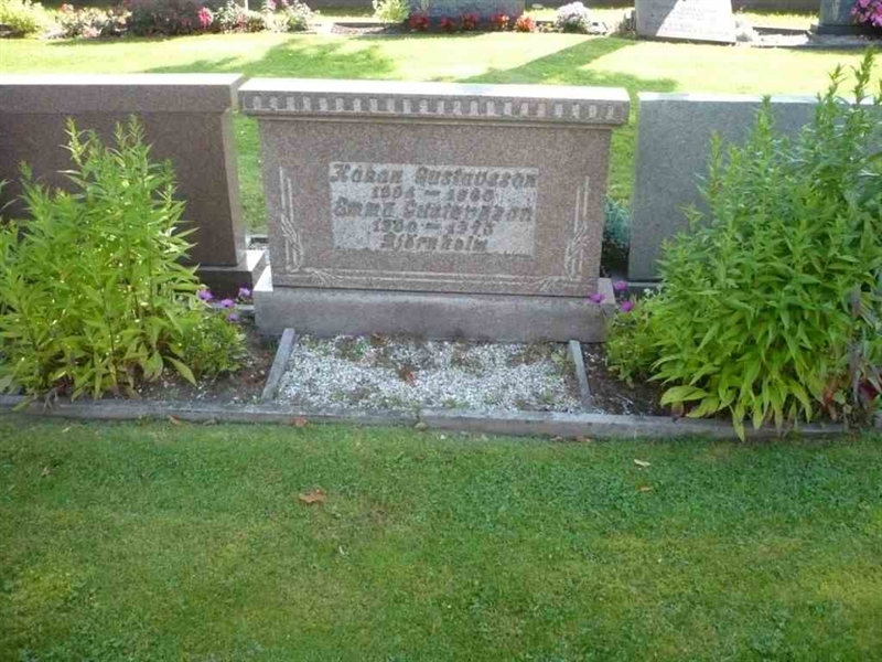Grave number: SKF D   185, 186