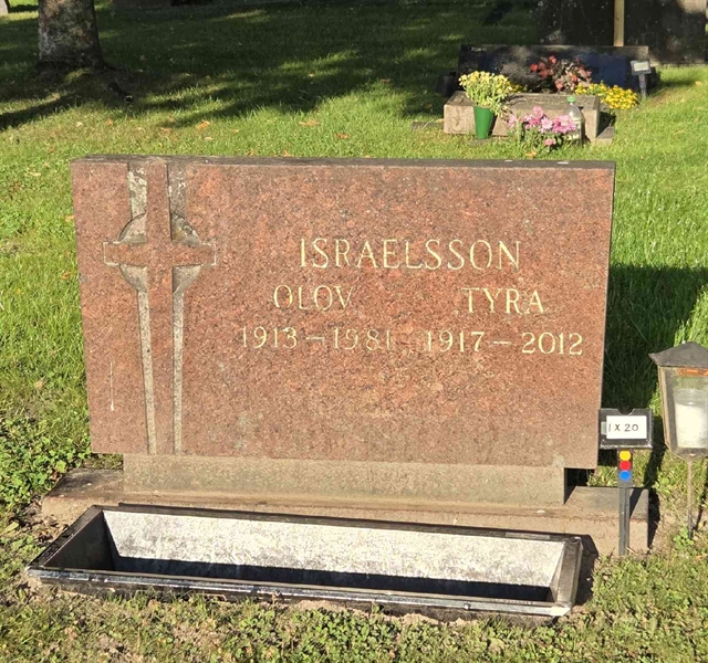 Grave number: 1 X    20