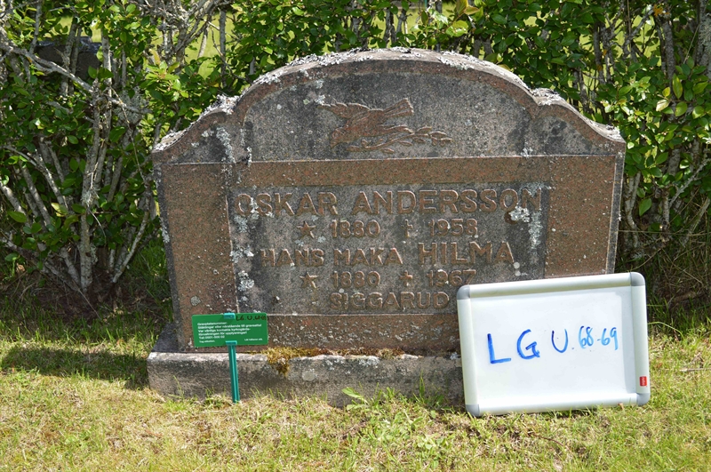 Grave number: LG U    68, 69