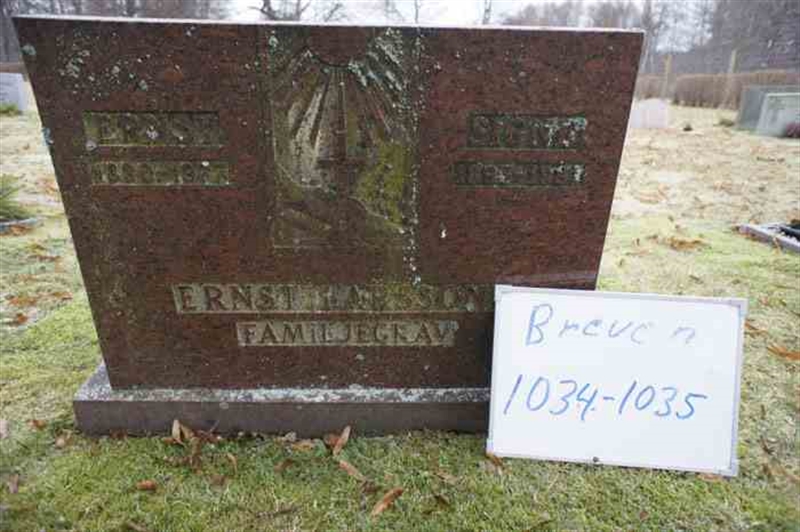 Grave number: 2 3  1034-1035