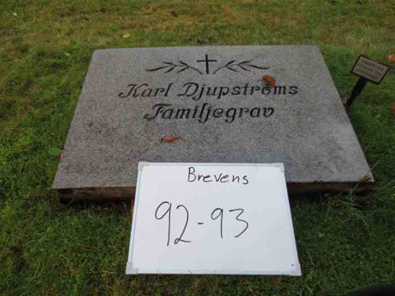 Grave number: 2 1    92-93