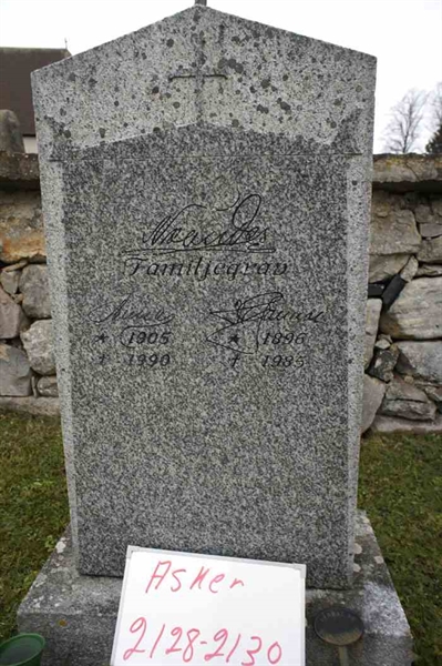 Grave number: 1 G  2128-2130