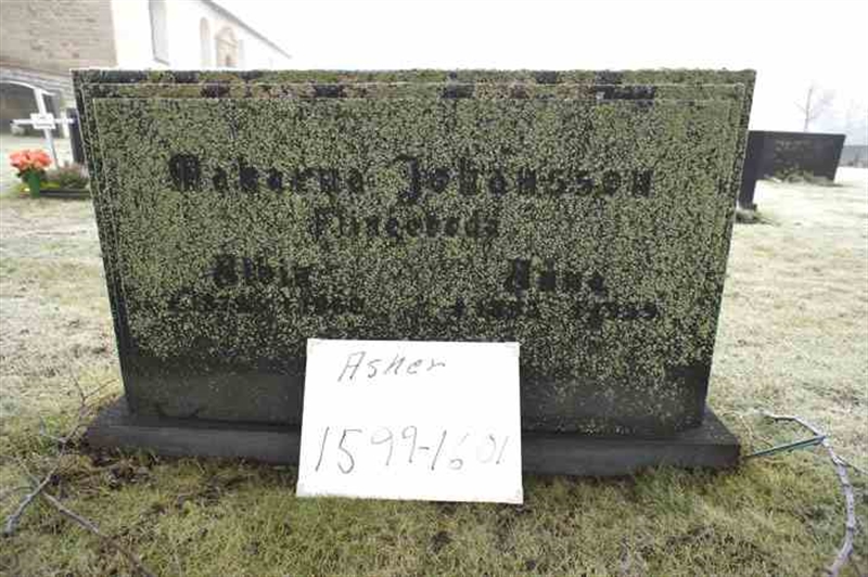 Grave number: 1 C  1599-1601