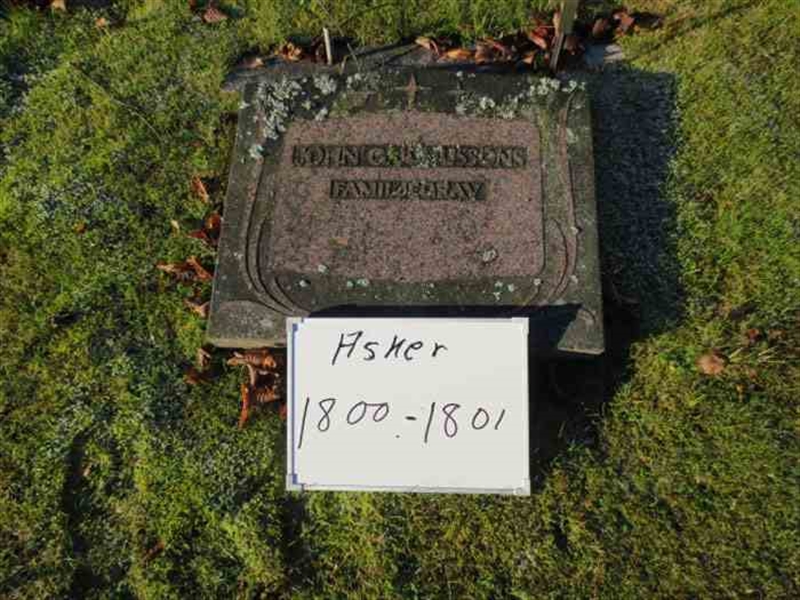 Grave number: 1 F  1800-1801