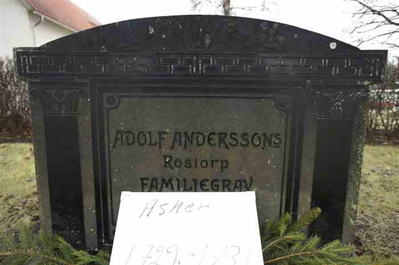 Grave number: 1 F  1729-1731