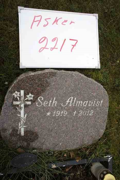 Grave number: 1 G  2217