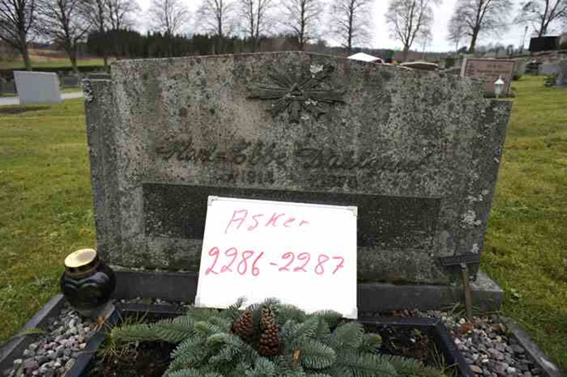 Grave number: 1 G  2286-2287