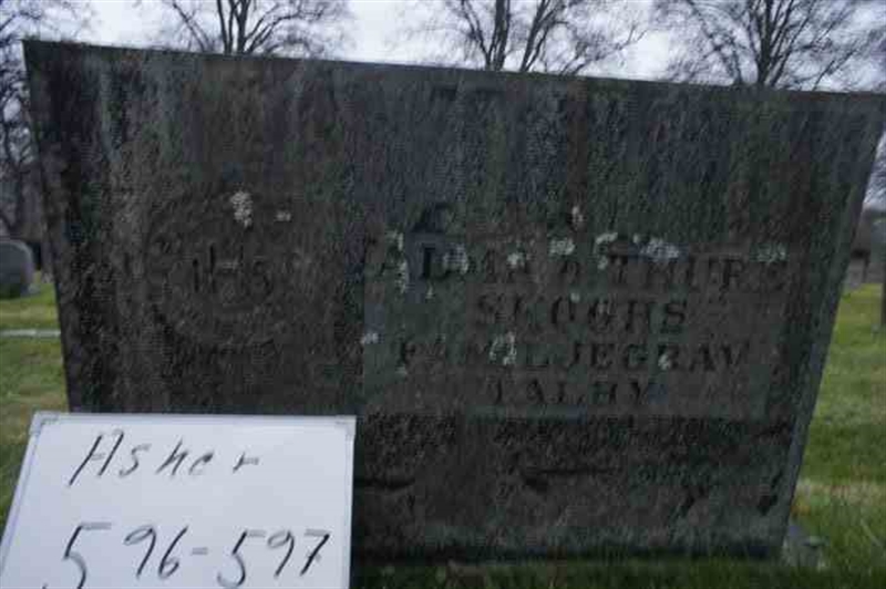 Grave number: 1 E   596-597