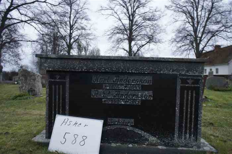 Grave number: 1 E   588