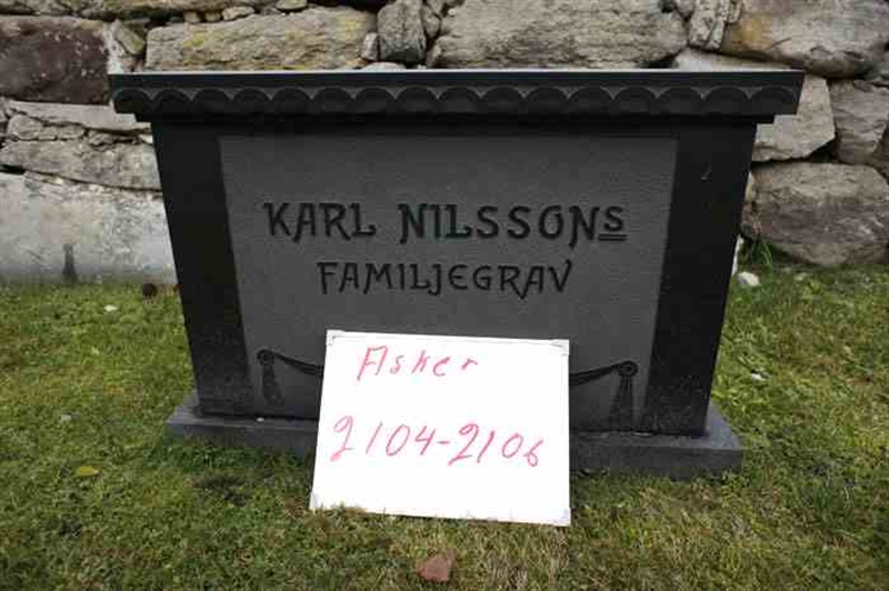 Grave number: 1 G  2104-2106