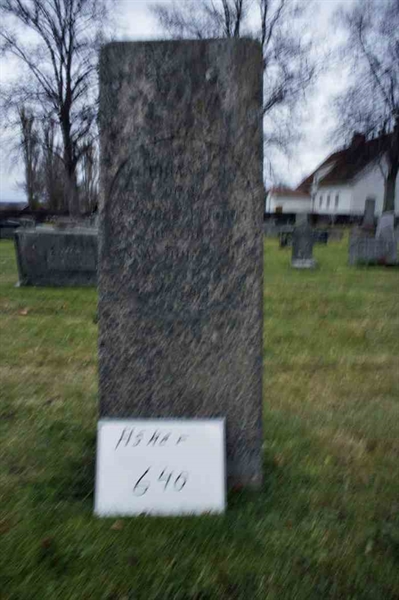 Grave number: 1 E   640