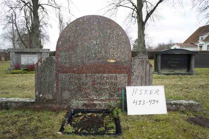 Grave number: 1 E   423-424