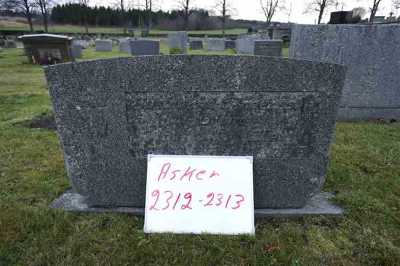 Grave number: 1 G  2312-2313