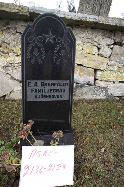 Grave number: 1 G  2136-2137