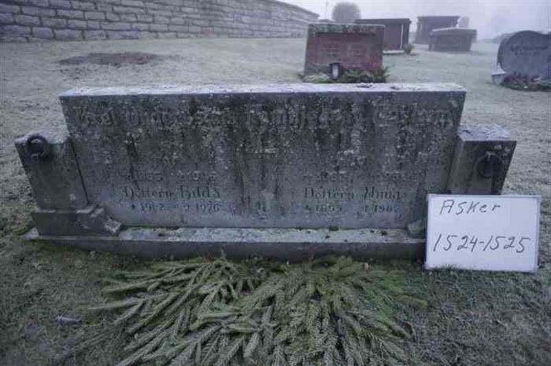 Grave number: 1 C  1524-1525