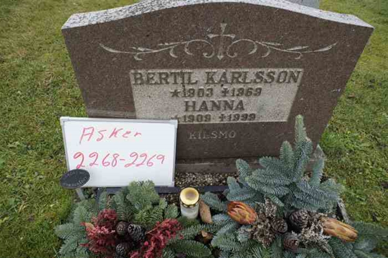 Grave number: 1 G  2268-2269