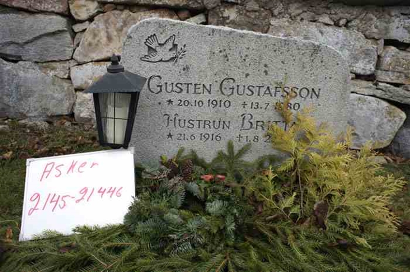 Grave number: 1 G  2145-2146