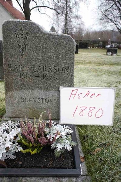 Grave number: 1 F  1880