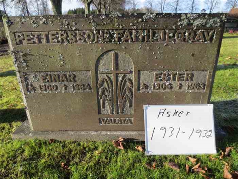 Grave number: 1 F  1931-1932