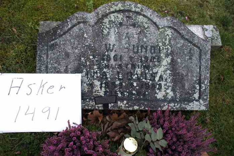 Grave number: 1 C  1491