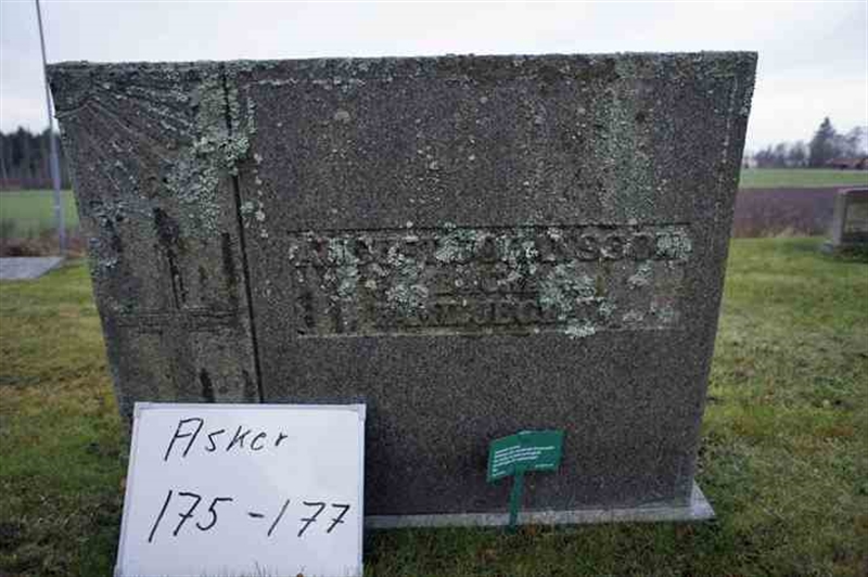 Grave number: 1 B   175-177