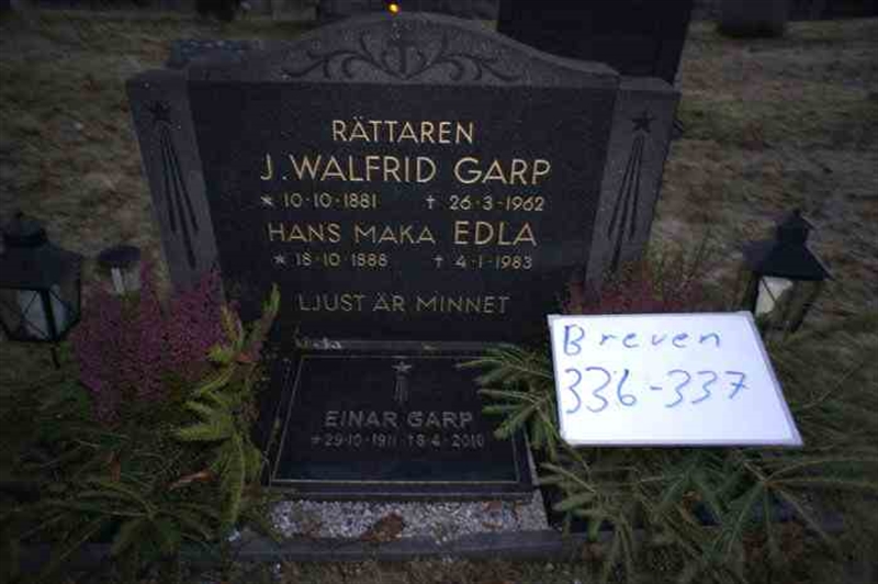 Grave number: 2 1   336-337