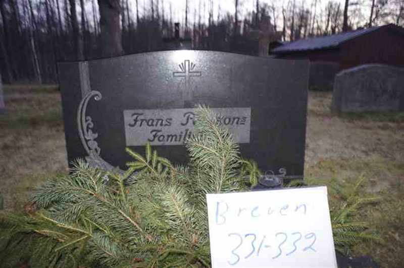 Grave number: 2 1   331-332