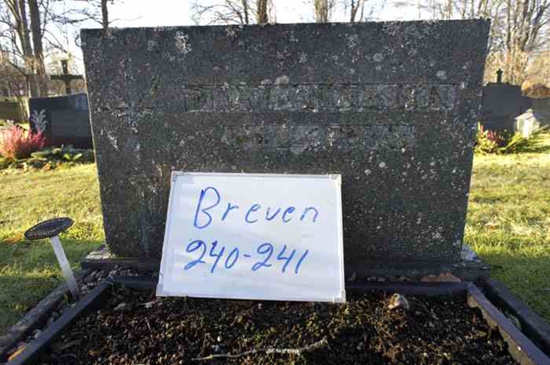 Grave number: 2 1   240-241