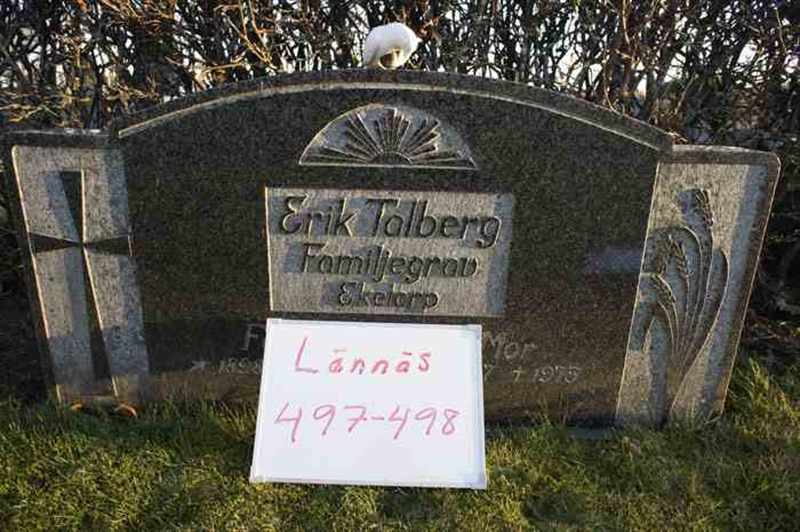 Grave number: 3 3   497-498