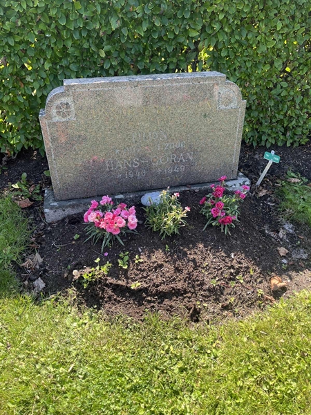 Grave number: 1 2 W   186