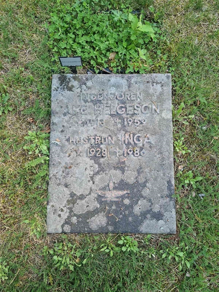 Grave number: 1 KV.1 1     9