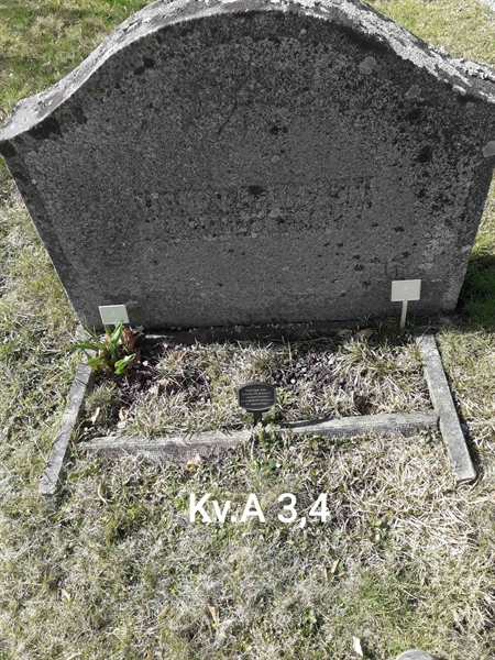 Grave number: Å A     3, 4