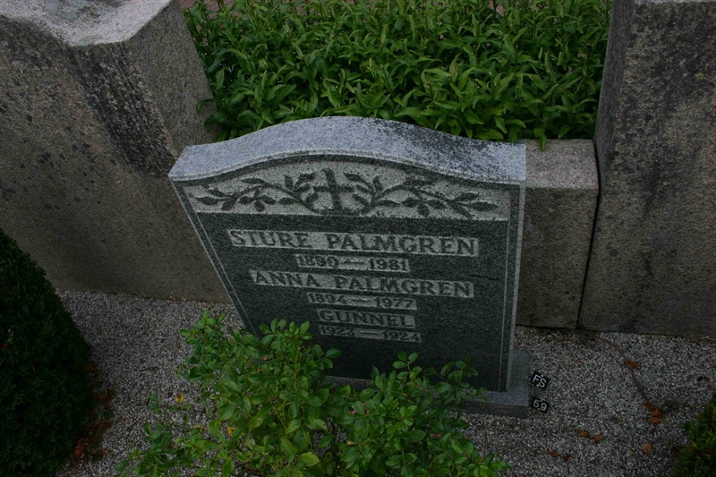 Grave number: NK SD B    59a, 59b, 59c