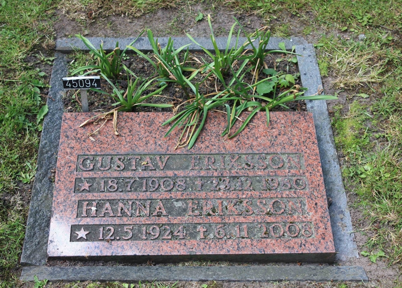 Grave number: Ö 45    94