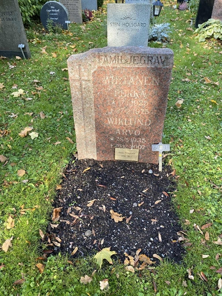 Grave number: 1 H   460