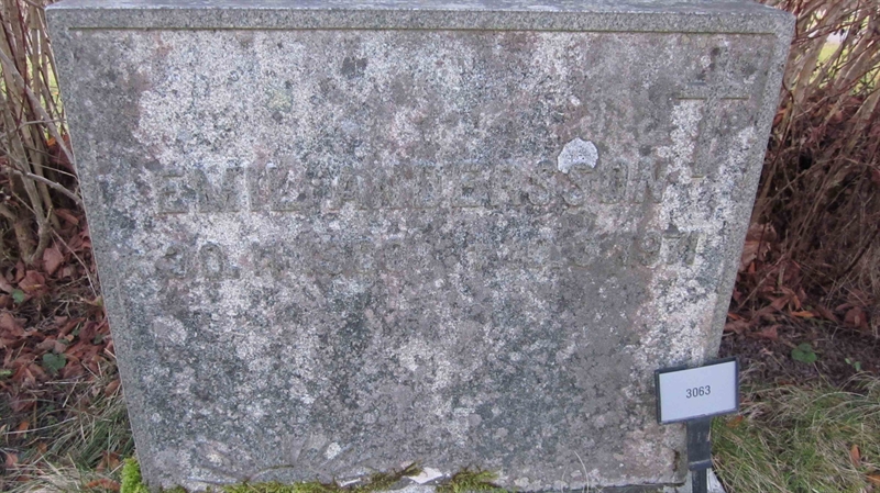 Grave number: KG H  3063