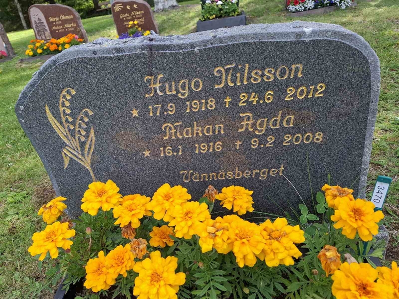 Grave number: 001 4  3470