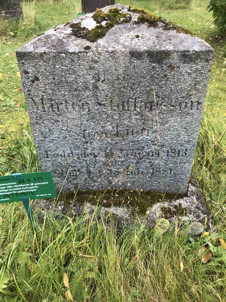 Grave number: ÅR A   287