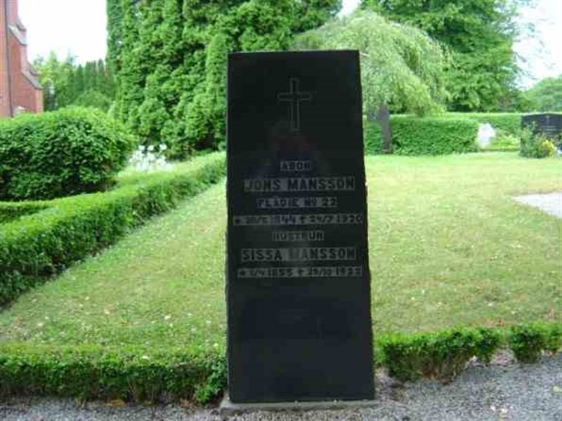 Grave number: FLÄ A   124a,  124b,  124c